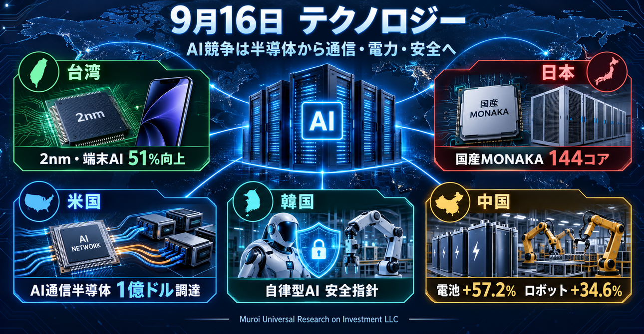 9月16日　テクノロジー