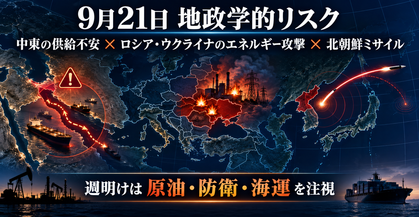 9月21日　地政学的リスク