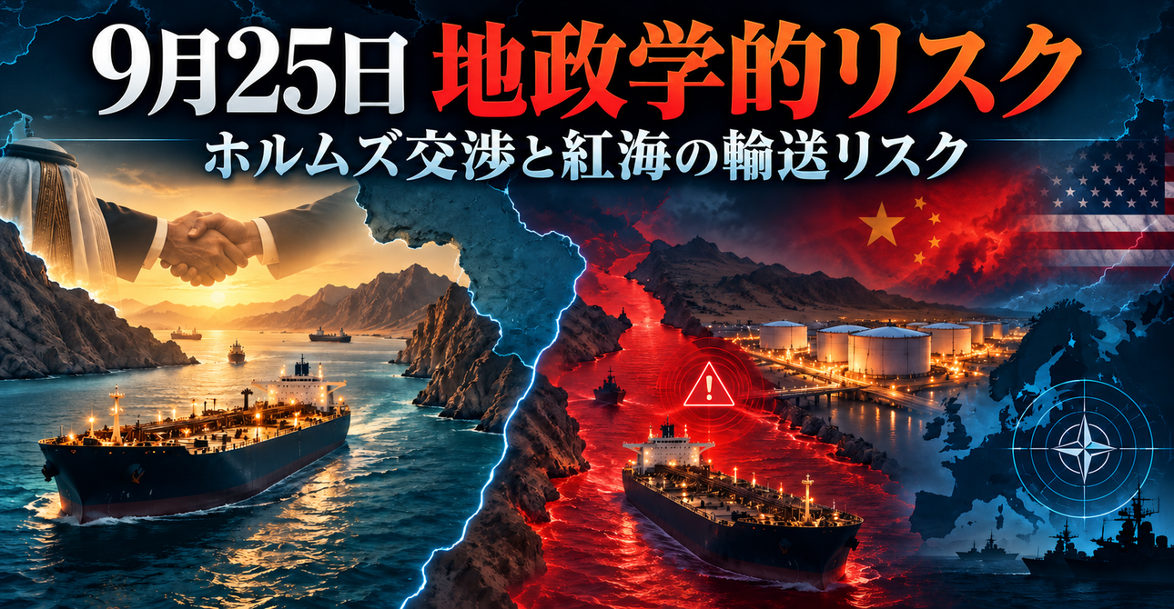 9月25日 地政学的リスク