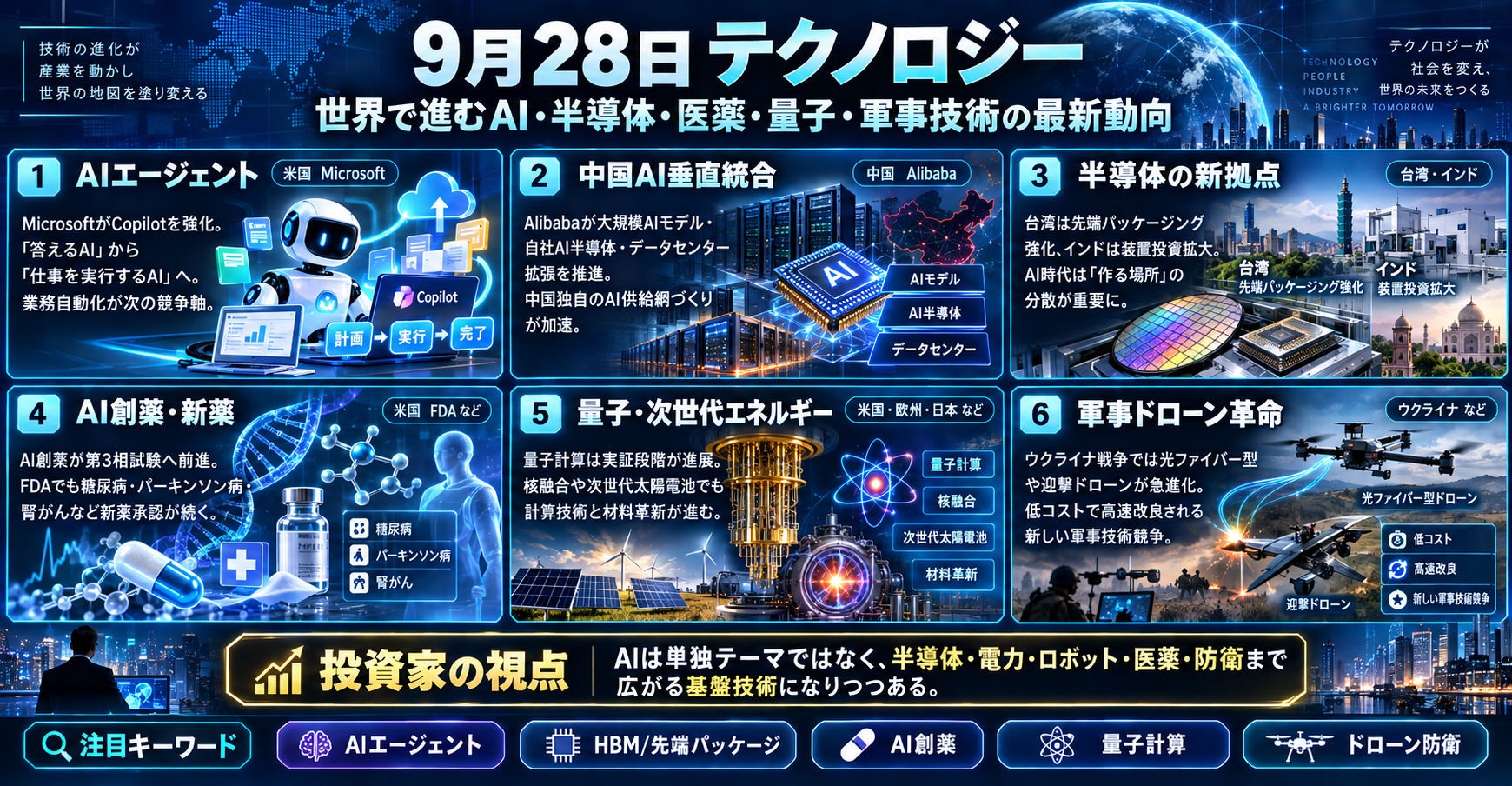 9月28日　テクノロジー
