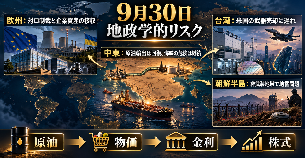 9月30日　地政学的リスク
