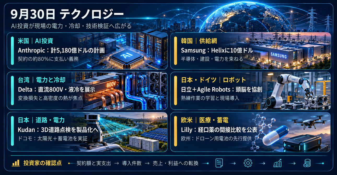 9月30日　テクノロジー