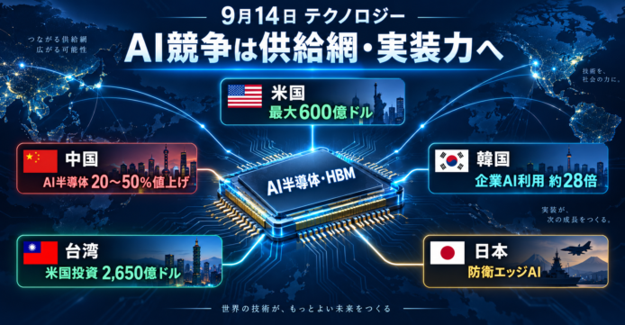 9月14日　テクノロジー