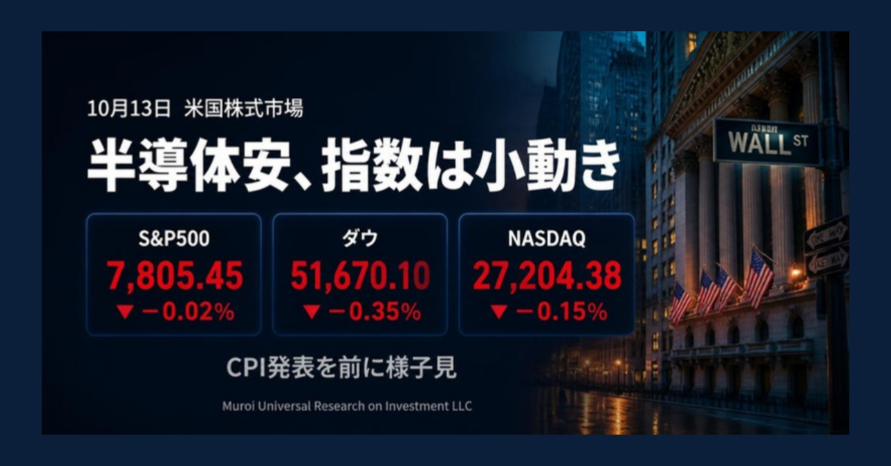20261013_U.S. Stock Market Report