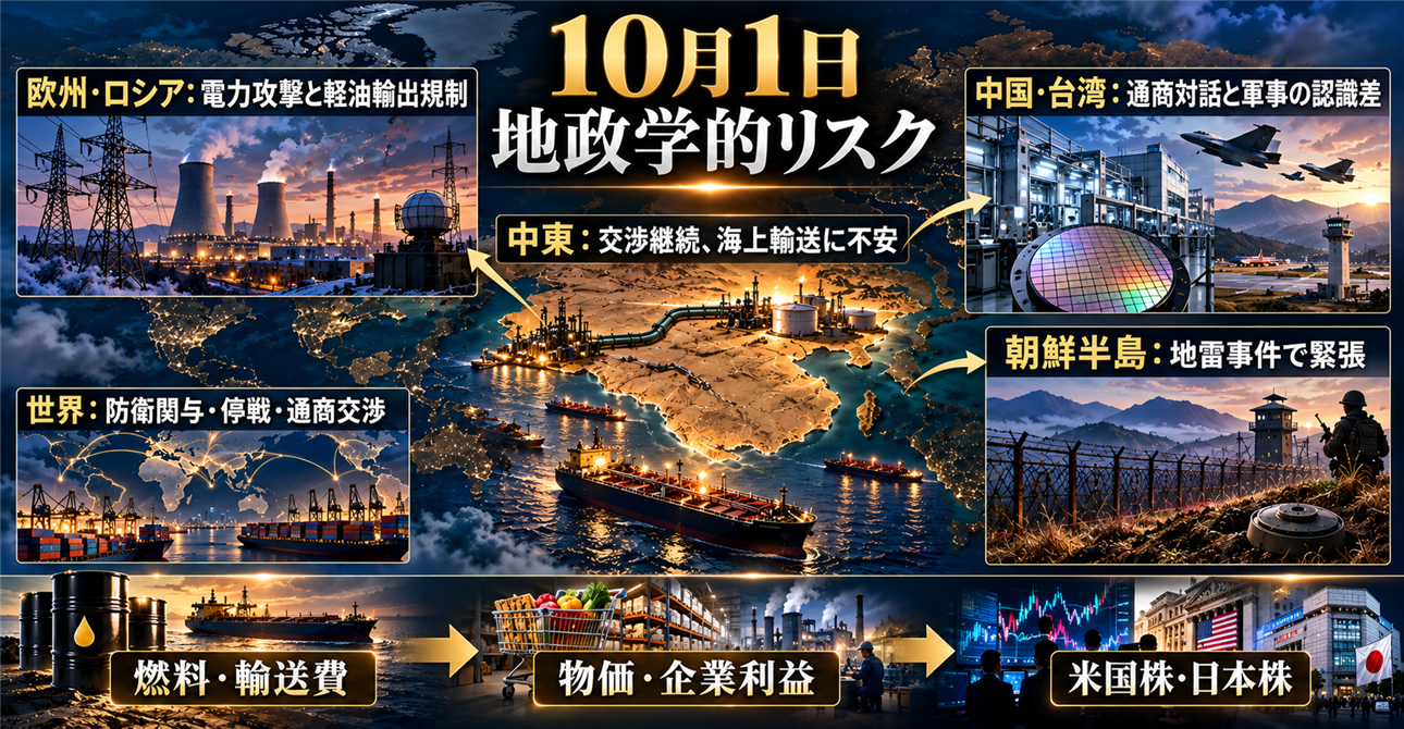 10月1日　地政学的リスク