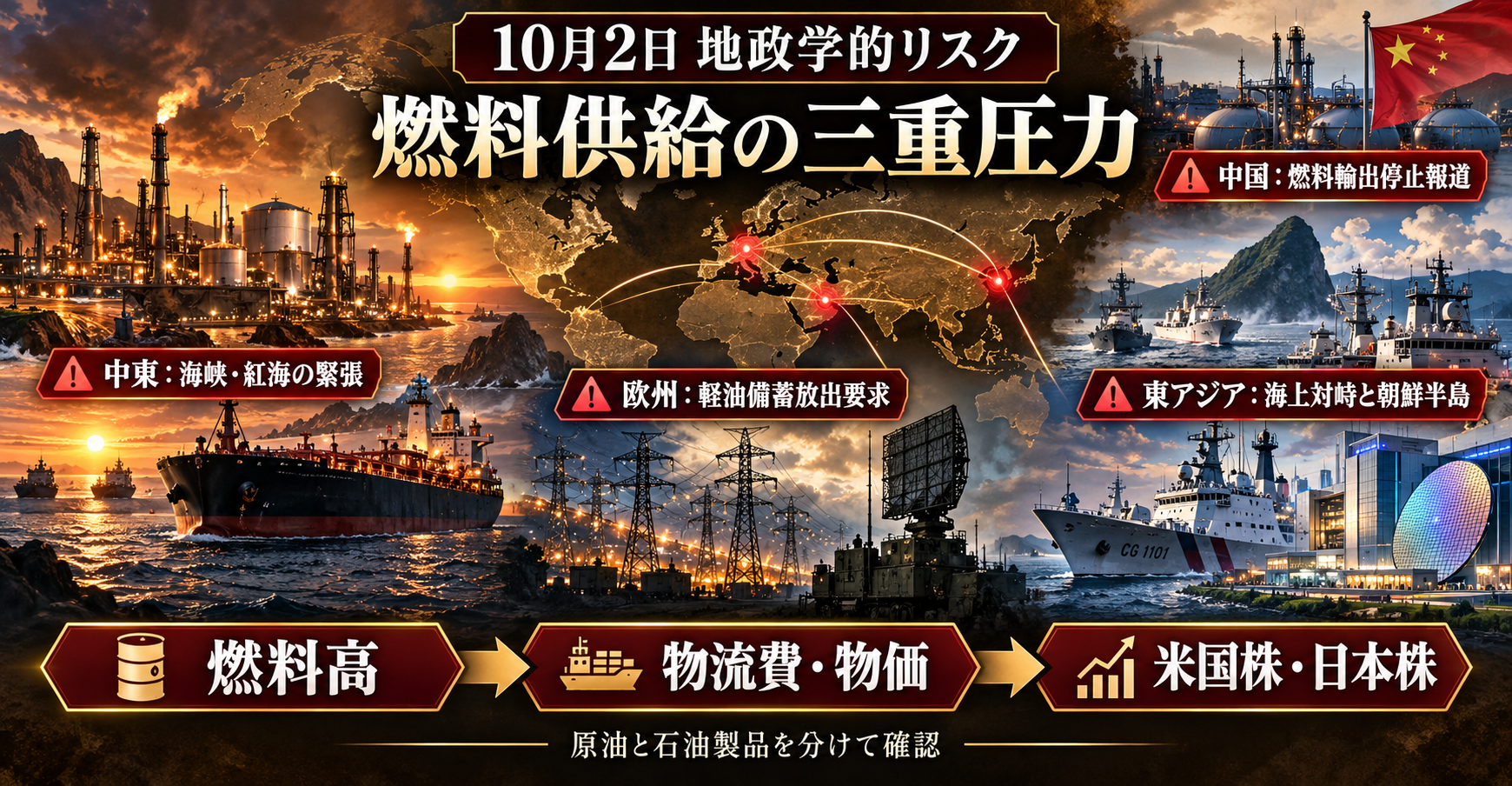 10月2日　地政学的リスク