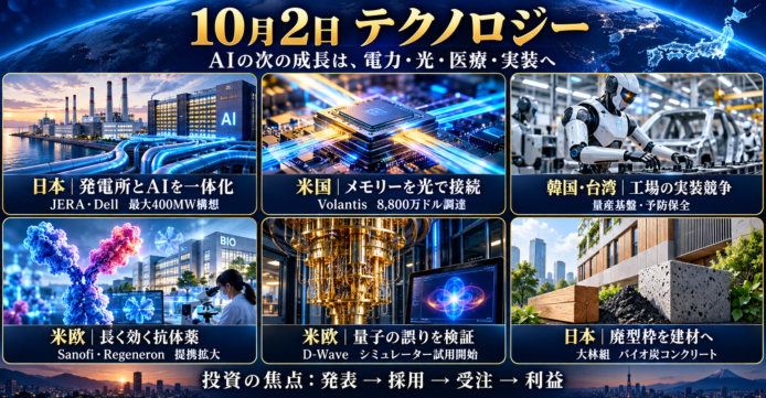 10月2日　テクノロジー