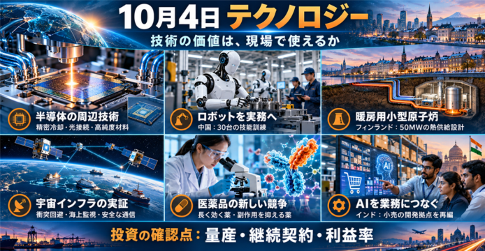 10月4日　テクノロジー