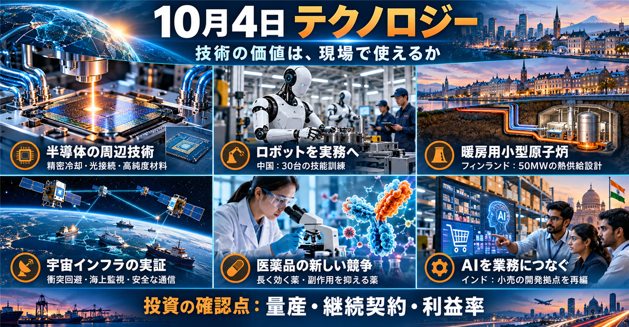 10月4日　テクノロジー