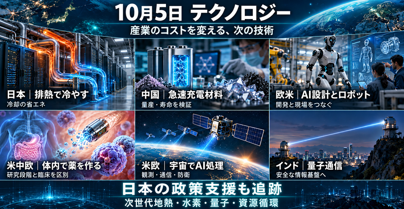 10月5日　テクノロジー