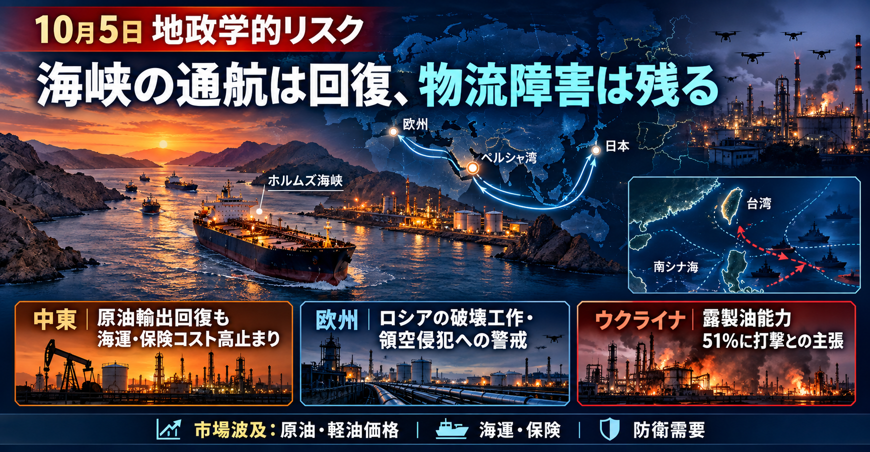 10月5日　地政学的リスク