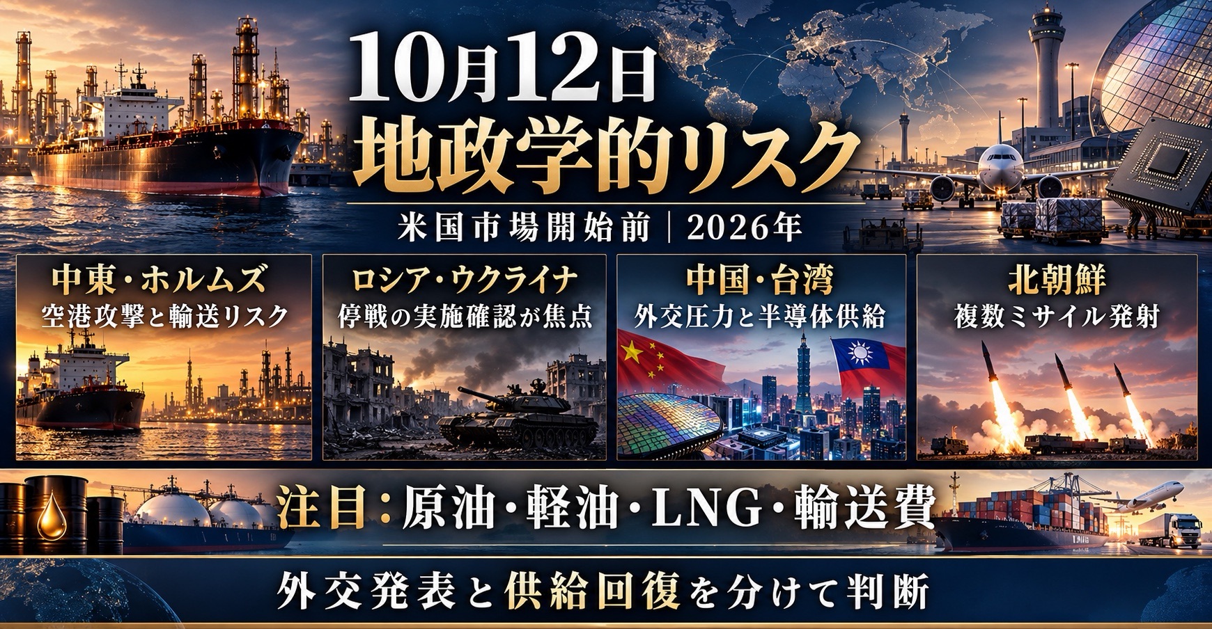 10月12日　地政学的リスク