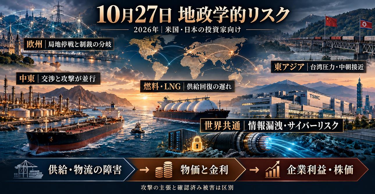 10月27日　地政学的リスク